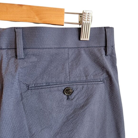 J Crew Shorts 31 Blue Men's Destination Seersucker 9" Inseam New - Picture 6 of 9